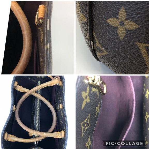 Auth Louis Vuitton Montaigne MM Bag Satchel - Picture 6 of 8